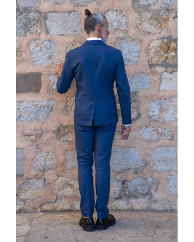 Americana 100% Lino – Azul Denim